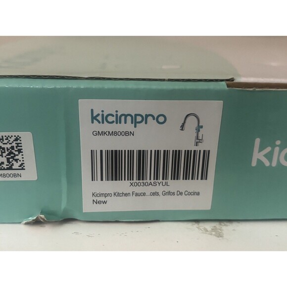 NEW Kicimpro Kitchen Faucet Pull Down Sprayer Single Handle Brushed Nickel - Picture 14 of 16